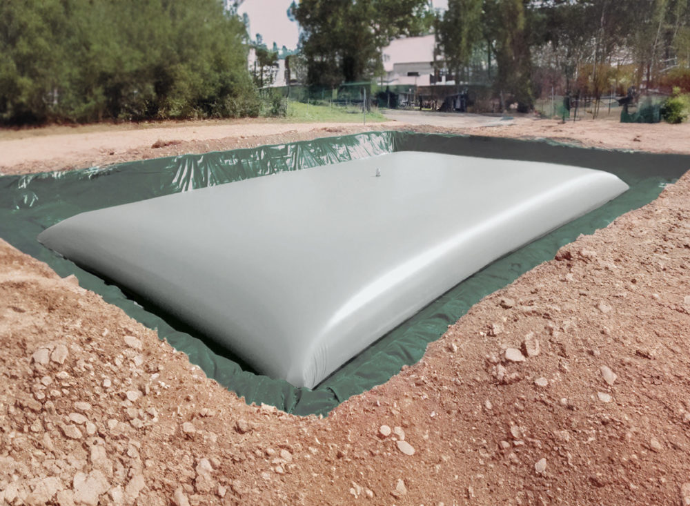 Flexible tank for liquid fertilisers