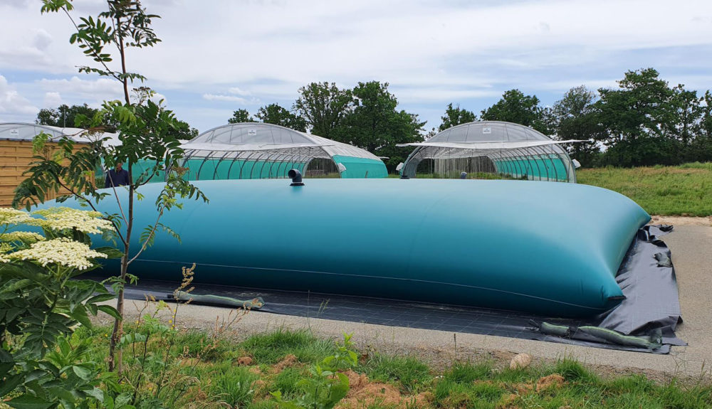 Flexible tank for storing water and rainwater 200m3