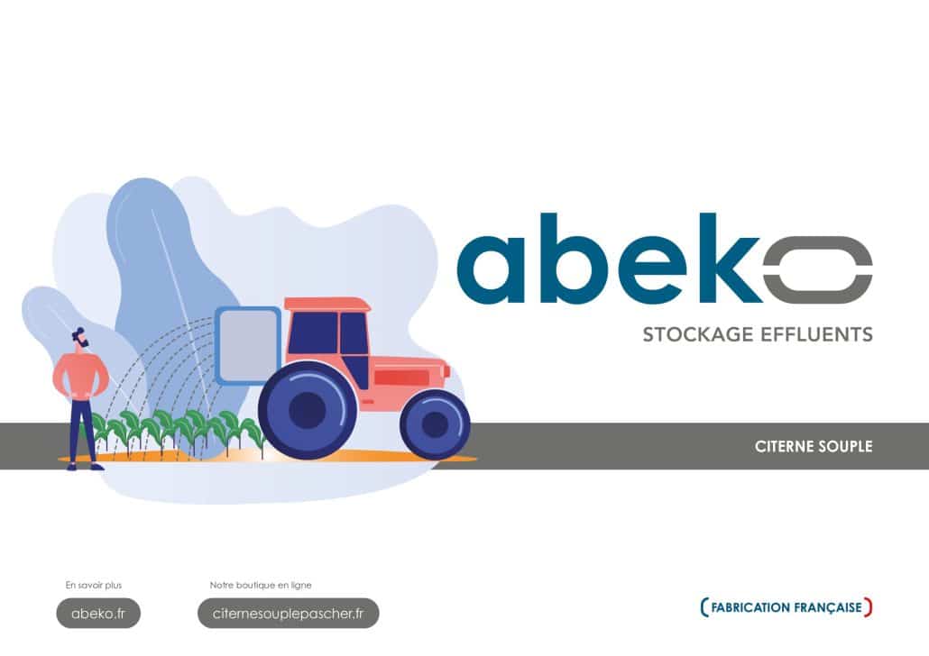 Product sheet / installation instructions for ABEKO effluent tanks